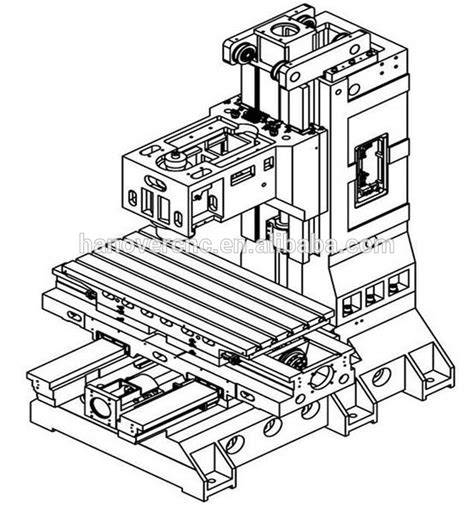 cnc machine job drawing|vertical milling machine drawing.